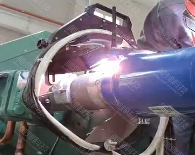 Application of Open Pipe Welding Equipment in Hunan HVAC and Refrigeration Industry Projects