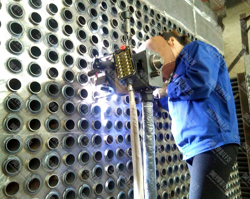 Application of Full Position Tube Plate Welding Equipment in Zhejiang Heat Exchanger Industry Projec